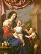 Francisco de Zurbaran virgin and child with st, oil
